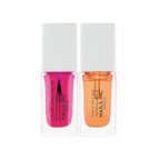 Nails Inc Mini Nail Treatment Duo, Glow & Grow Nail Growth Treatment, Vitamin C Nourishing Cuticle Oil, Strong Nails, Smooth Nails, Promote Nail Health, Ultra Glossy, Cruelty Free, Vegan, 2 Piece Set