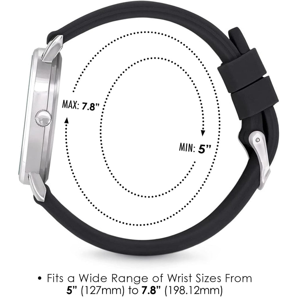 Speidel Original Scrub Watch™ For Nurse, Medical Professionals And Students – Various Medical Scrub Colors, Easy Read Dial, Military Time With Second Hand, Silicone Band, Water Resistant