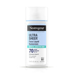 Neutrogena Ultra Sheer Liquid Mineral Sunscreen For Face, Lightweight, Broad Spectrum Spf 70 Facial Sunscreen For Sensitive Skin Leaves A Silky, Non-Greasy Finish, Oxybenzone-Free Sun Care, 1.4 Fl. Oz