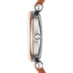 Fossil Women'S Watch And Bracelet Set, Carlie Three-Hand Stainless Steel Watch For Women And Bracelet Set