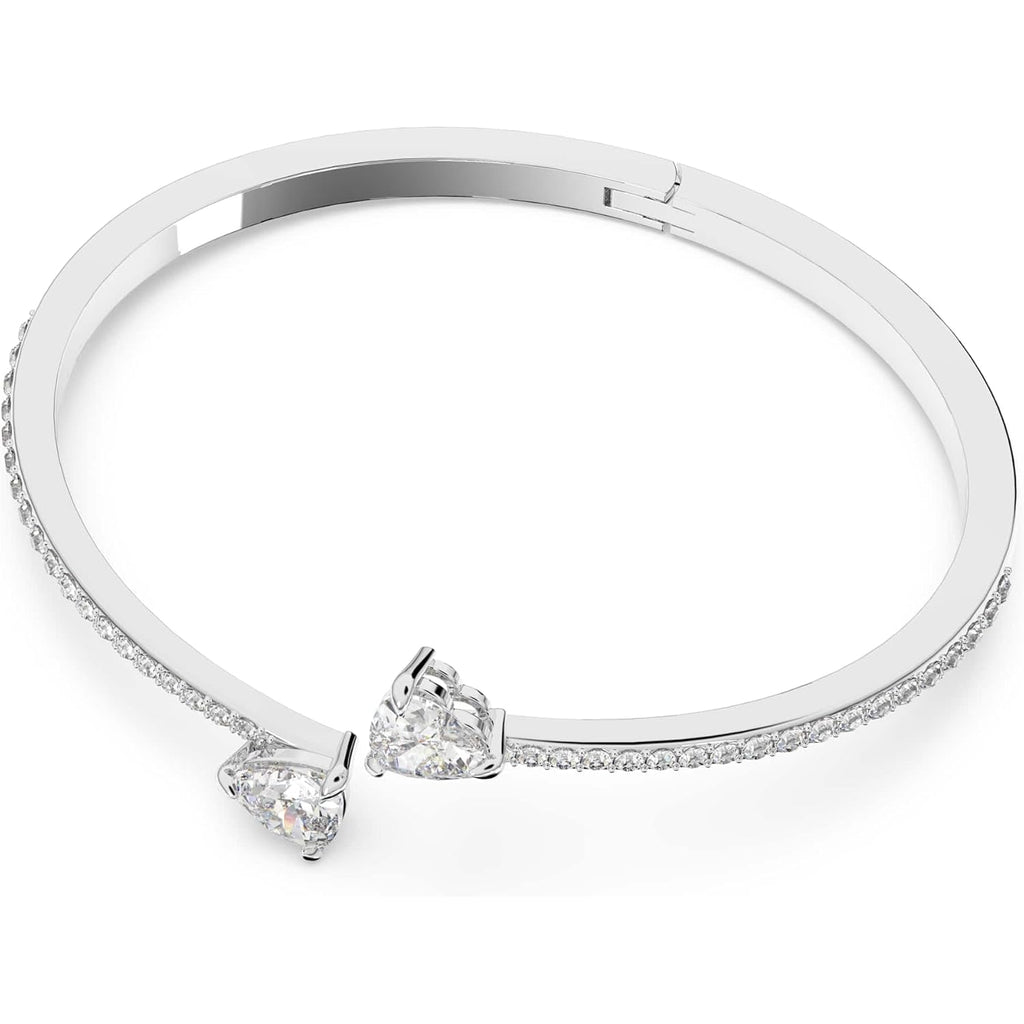 Swarovski Soul Heart Bangle Bracelet Collection, Rhodium Finish