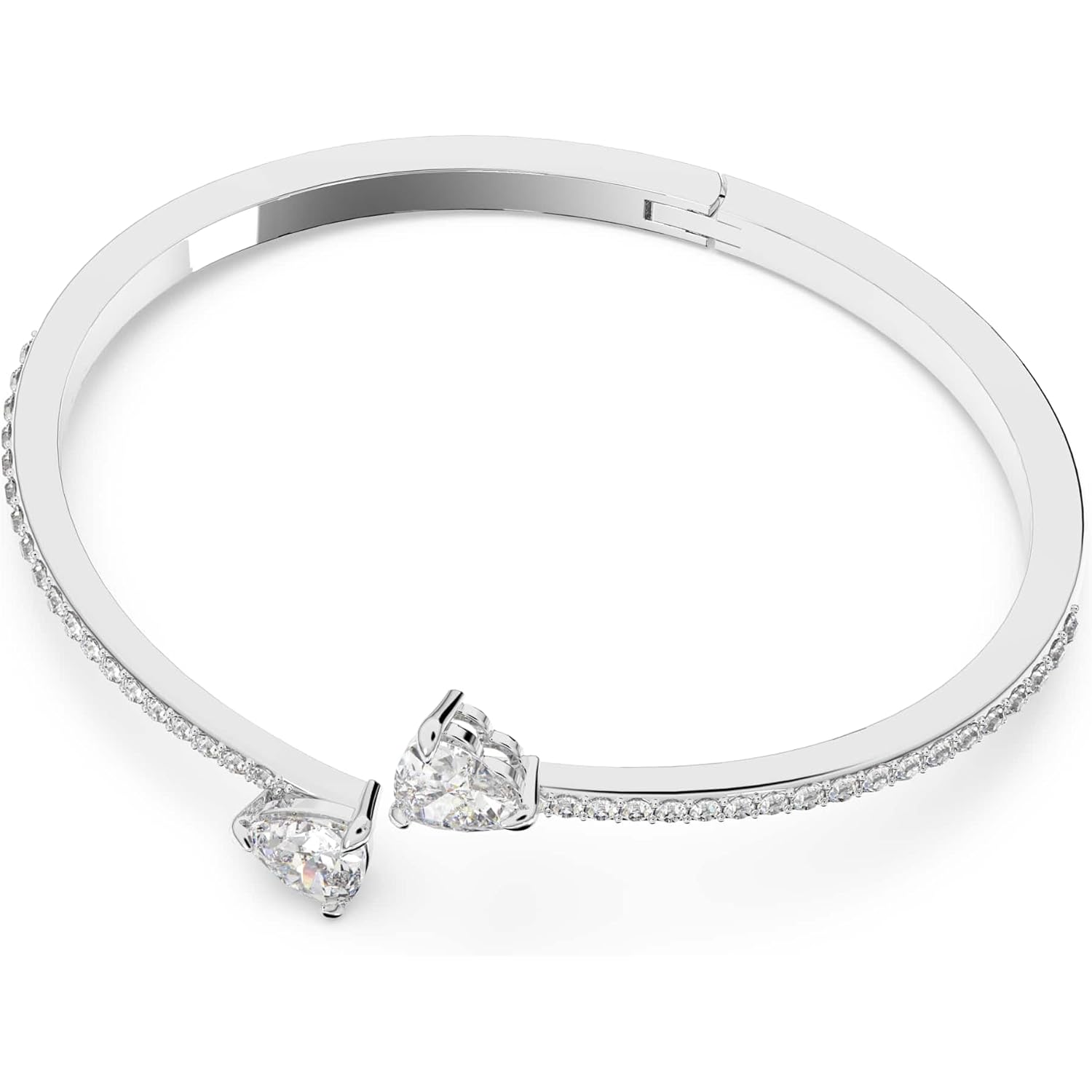 Swarovski Soul Heart Bangle Bracelet Collection, Rhodium Finish