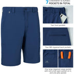 Bassdash 10.5” Mens Fishing Cargo Shorts Quick Dry Upf 50+ Water Resistant Fp01M