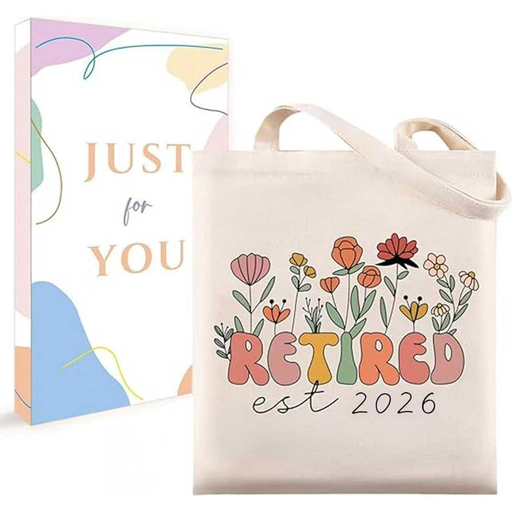 Retirement Gift For Woman 2026, Cool Retirement Gifts For Women, Canvas Tote Bag Best Gifts