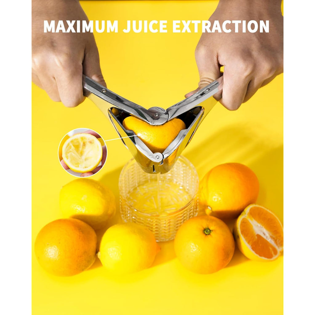 Lemon Squeezer, Stainless Steel Lemon Juicer, Manual Juicer For Lemon Citrus Lime Orange, Handheld Citrus Squeezer