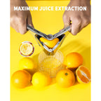 Lemon Squeezer, Stainless Steel Lemon Juicer, Manual Juicer For Lemon Citrus Lime Orange, Handheld Citrus Squeezer