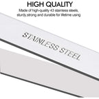 Fish Bone Tweezers, Professional Stainless Steel Flat And Slant Pliers Set For Kitchen Salmon Trout, 1 Set | Professional Stainless Steel, Flat And Slant Pliers Set, For Kitchen Salmon Trout