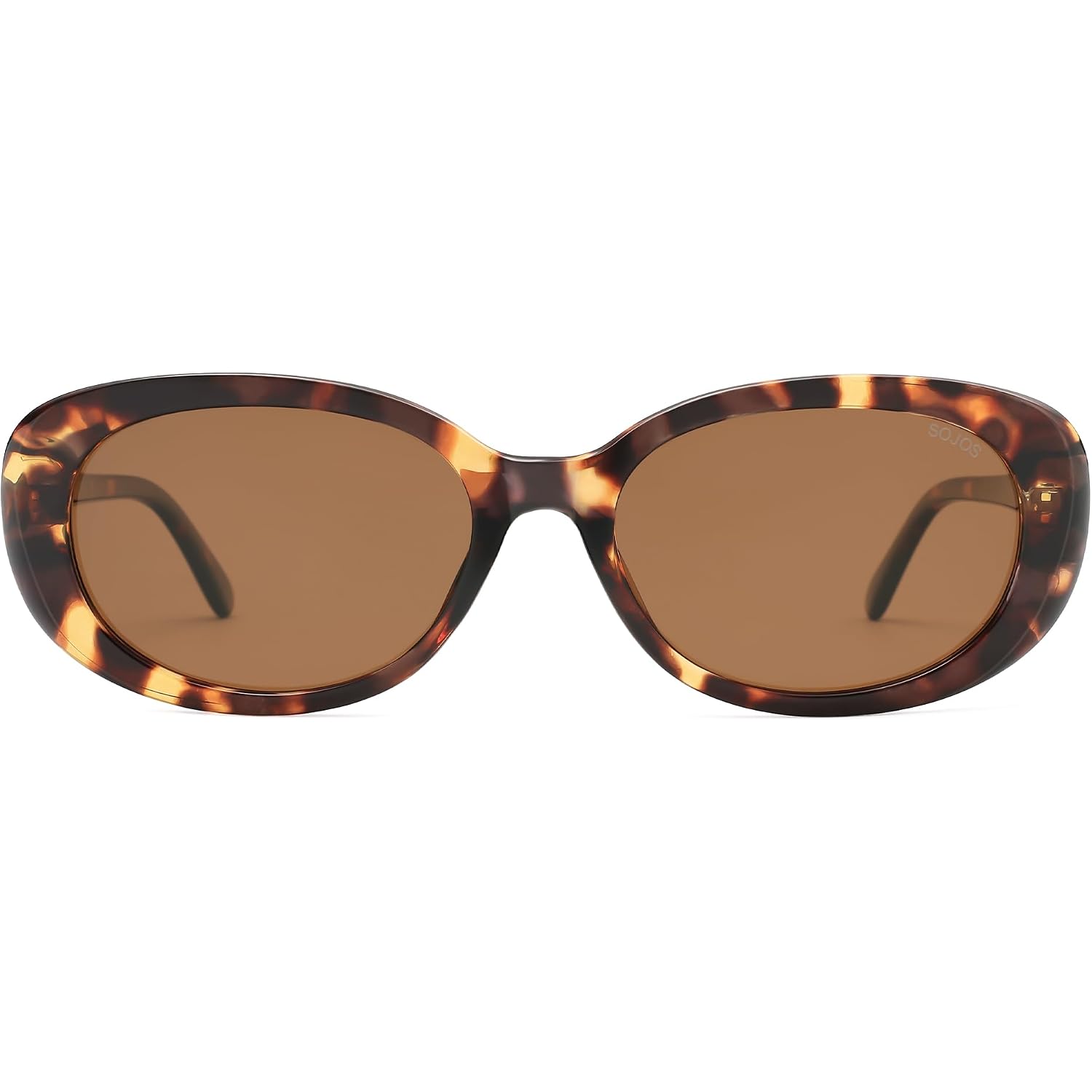 Sojos Retro Oval Polarized Sunglasses For Women Men Big Vintage 90S Style Womens Mens Sunnies Sj2369