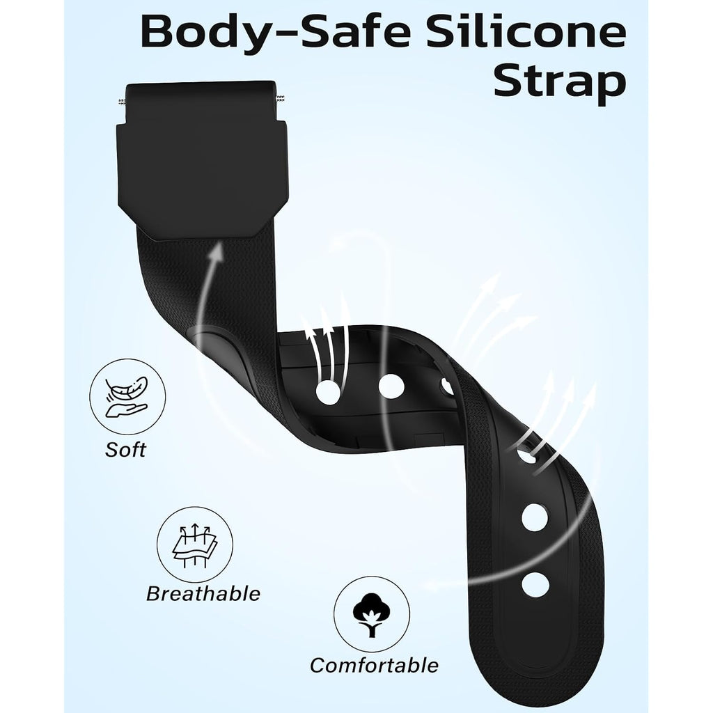 Socico Waterproof Nurse Watch For Women Men, Second Hand, Easy Read 12/24H | 50M Waterproof Large Face Luminous Dial Gift For Nurse Doctors Silicone Band Nurse'S Day Gift Daily Commute Night Light
