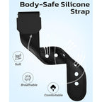 Socico Waterproof Nurse Watch For Women Men, Second Hand, Easy Read 12/24H | 50M Waterproof Large Face Luminous Dial Gift For Nurse Doctors Silicone Band Nurse'S Day Gift Daily Commute Night Light