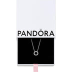 PANDORA Hearts of PANDORA - Gift for Her - Cubic Zirconia Necklace in Sterling Silver - With Gift Box - 17.7"