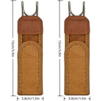 No Buckle Elastic Belt For Men And Women – Invisible Stretch Belt Fits Up To 72 Inches, Flat No-Bulge Buckle-Free Waistband Extender For Jeans And Pants-Selection Of Outdoor Workers（Brown-2 Pieces）