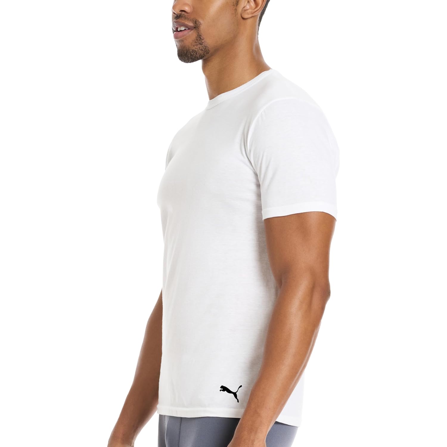 Puma Men'S 4 Pack Cotton Crewneck Short Sleeve T-Shirt