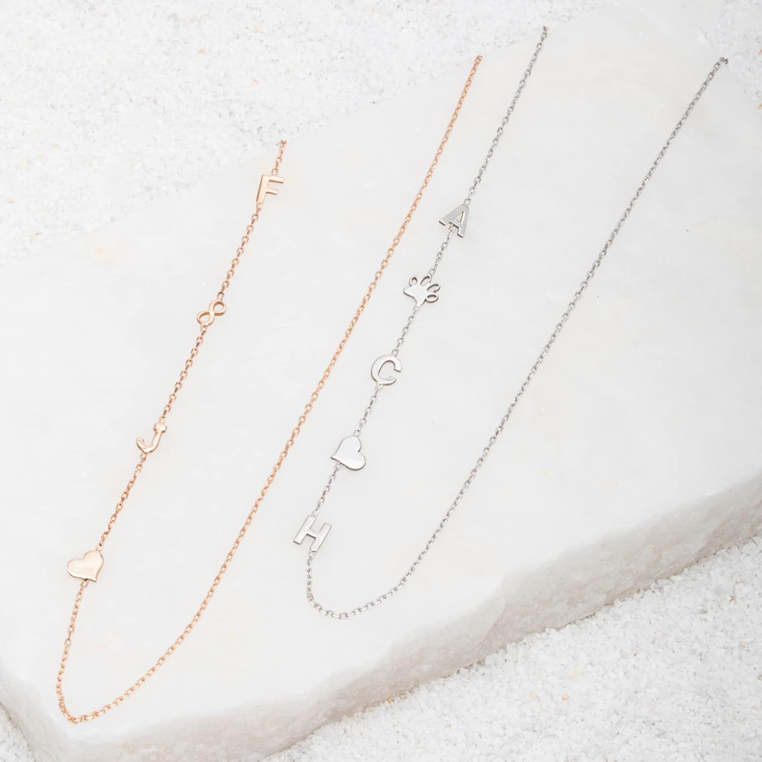 Sideways Initial Necklace 925 Sterling Silver, Personalized Initial Necklace for Women, Custom Letter Necklace, Dainty Sideways Letter Pendant