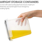 Vtopmart 32Pcs Airtight Food Storage Containers Set, Bpa Free Plastic Kitchen And Pantry Organization Canisters With Lids For Cereal, Dry Food, Flour And Sugar, Includes 32 Labels