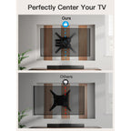 Perlesmith Full Motion Tv Wall Mount For 27-60 Inch Flat & Curved Tvs, Single Stud Tv Mount With Articulating Swivel Tilt - Wall Mount Tv Bracket Vesa 400X400Mm Up To 77 Lbs, Perfect Center Design