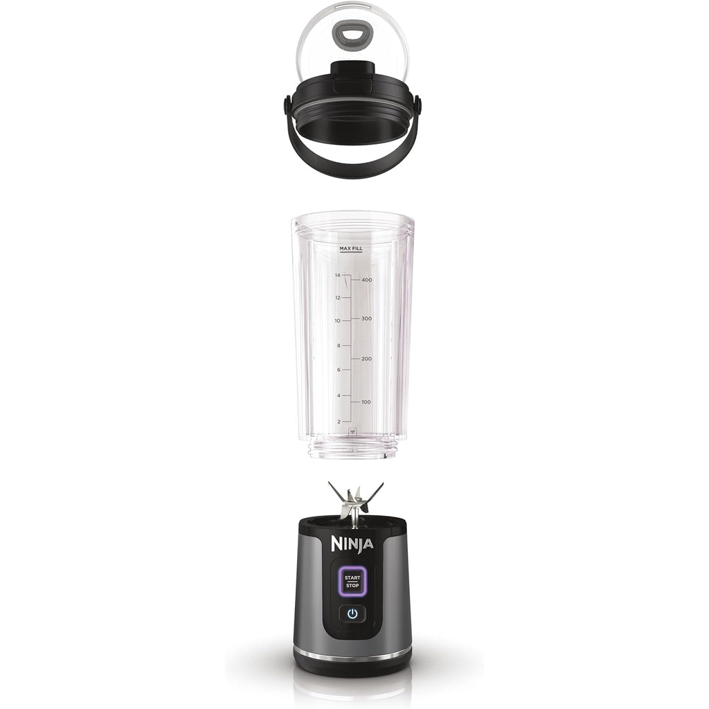 Ninja Blast Portable Blender | Cordless | 18-oz. Vessel | Personal Mixer for Shakes & Smoothies | BPA Free | Leakproof Lid & Sip Spout | USB-C Rechargeable | Dishwasher Safe Parts | Black | BC151BK
