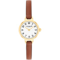 Coach Iris Women’S Quartz Watch - Leather Strap, Classic Round Dial With Numeral Markers - Classic, Versatile Timepiece - Gift For Her 22.5Mm