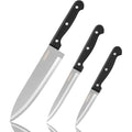 Kitchen Knife, 3-Pcs Knife Set, 8 Inch Chef Knife, 5 Inch Utility Knife, 3.5 Inch Paring Knife, Ultra Sharp Chef's Knives in High Carbon Stainless Steel, Ideal for Cooking, Chopping, Slicing and BBQ