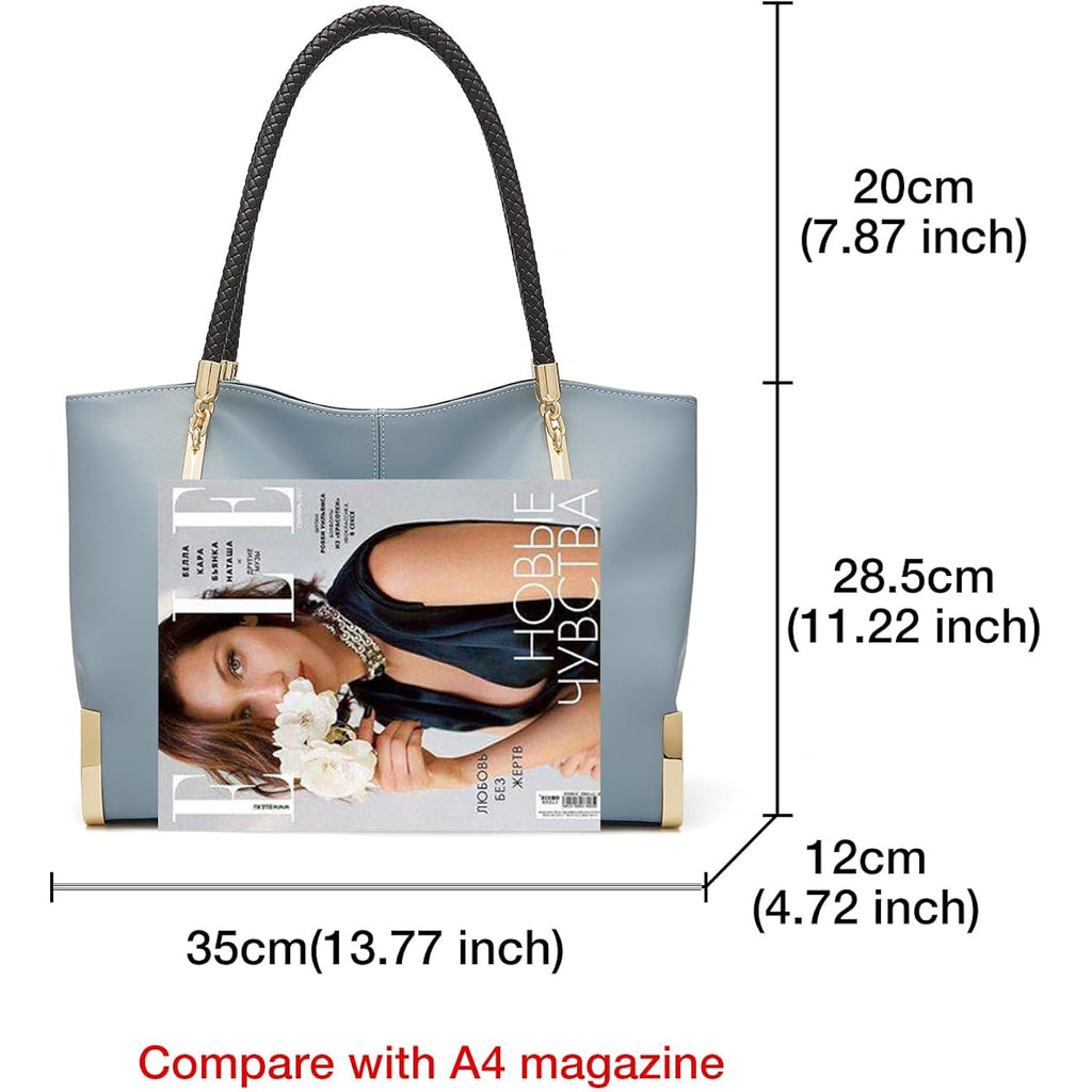 FOXLOVER Large Capacity Tote Handbags for Women, Women's Top-handle Bags Fashion Shoulder Bags Purses Minimalist design
