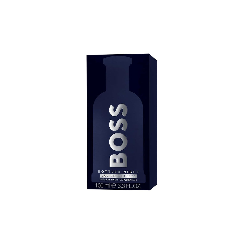 Hugo Boss Bottled Night Eau de Toilette – Woody Men's Cologne – With Notes of Birch Leaf, Cardamom, Louro Amarelo Wood & Musk – Luxury Perfumes for Men – Long Lasting Fragrance