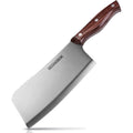 Professional Meat Cleaver Knife, 7 Inch Butcher Knife, Heavy Duty Bone Chopper, Ultra Sharp High Carbon Steel Blade, Ergonomic Non-Slip Handle for Bone Cutting, Vegetable Chopping, Restaurant, Kitchen
