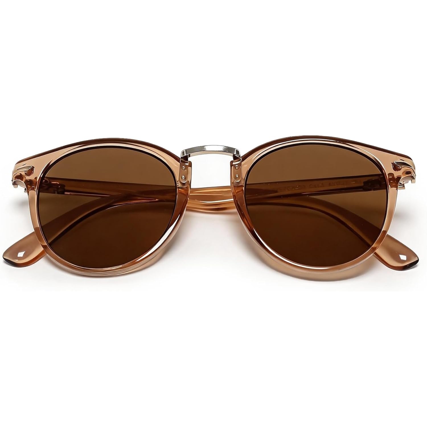 Visoone Classic Round Sunglasses For Women Men Retro Metal Bridge Uv400 Protection Dora