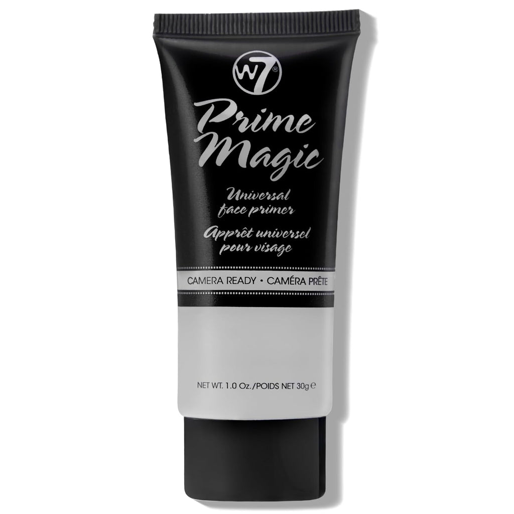 W7 Prime Magic Face Primer - Clear Makeup Base Priming Formula For Flawless Skin - Vegan Makeup