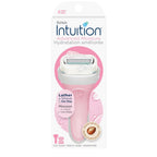 Schick Intuition Razors for Women with Sensitive Skin | 1 Razor & 2 Intuition Razor Blades Refill with Organic Aloe