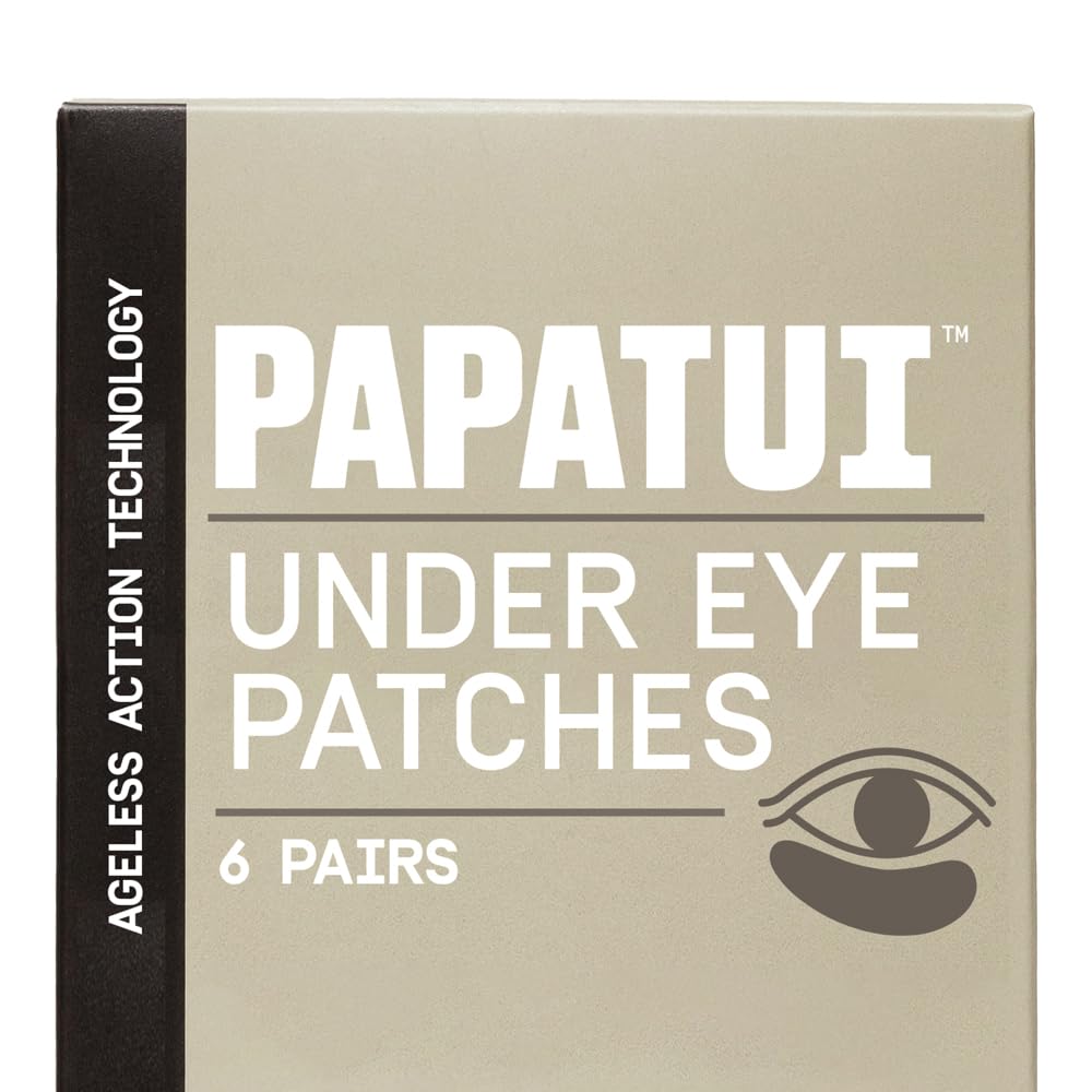 By Dwayne Johnson Fast-Acting Under Eye Patches For Men | Ageless Action To Reduce Puffiness, Dark Circles And Fine Lines | Made With Niacinamide, Hyaluronic Acid, Caffeine | 6Ct
