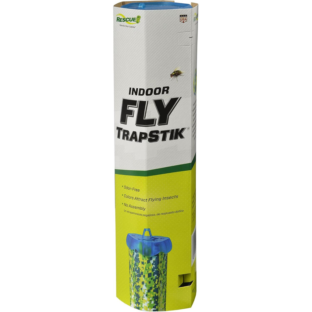 Rescue! Non-Toxic Trapstik For Flies – Indoor Hanging Fly Trap - 4 Pack