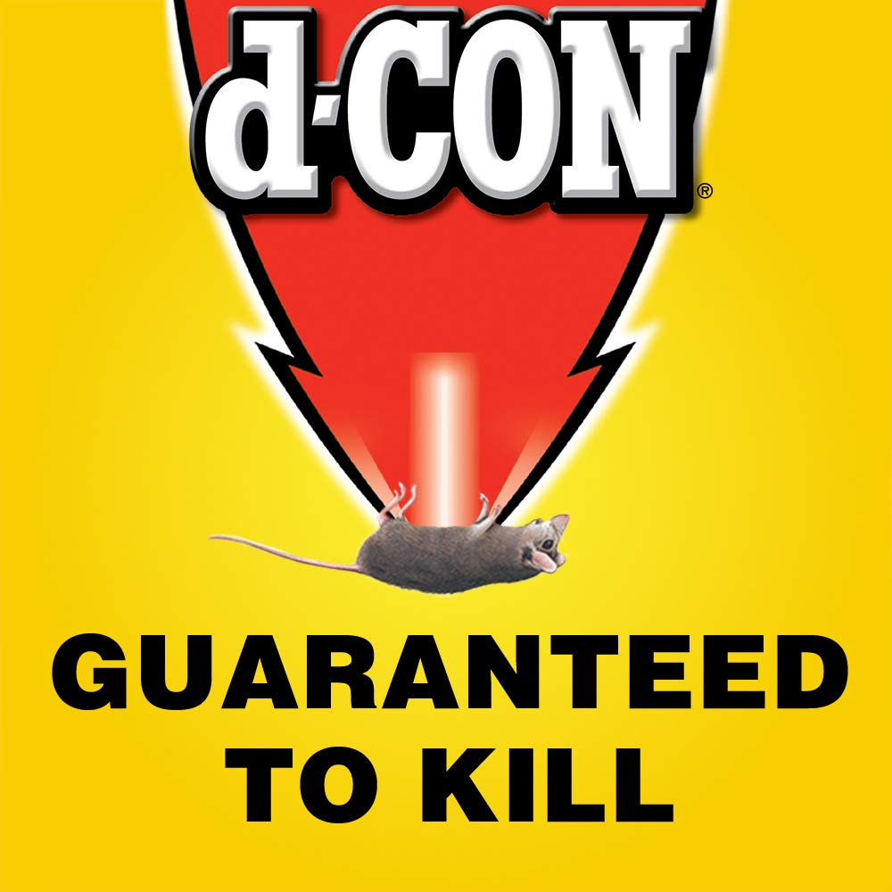 D-Con Refillable Corner Fit Mouse Bait Station, 1 Trap + 18 Bait Refills