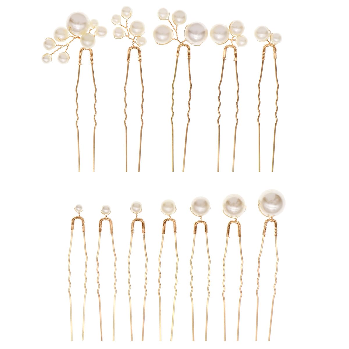 Handmade Pearl Bridal Hair Pins Wedding Hair Accessories For Women Brides Bridesmaid