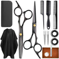 Hair Cutting Scissors Shears Kits, Professional Haircut Scissors Set with Thinning Shears, Stainless Steel Barber Scissors for Men, Women, Kids, Salon & Home Use