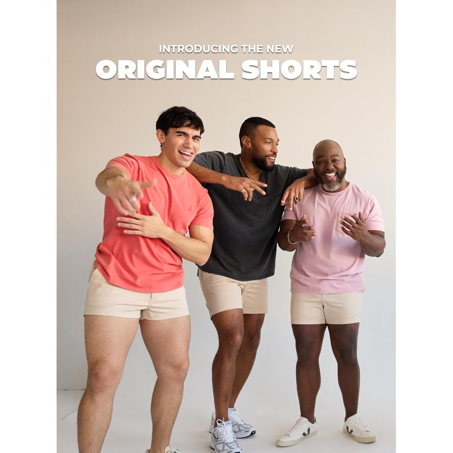 Chubbies Chino Shorts Men 7 Inch - Mens Shorts Casual With Elastic Waistband, Side And Back Pockets, Stretch Cotton Blend