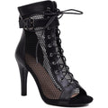 Utikliou Women'S Mesh Sandals Peep Toe High Top Sandals Lace Up Summer Boots Buckle Strap Party Sexy Pump Shoes Open Toe