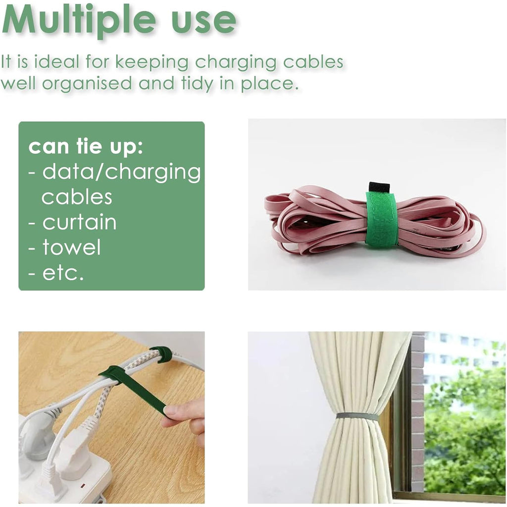 Garden Tie Green Tape, Plant Supports, Gentle On Plants (16.4Ft × 0.6 Inch, 1 Roll, Green)