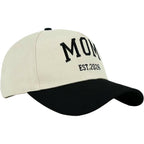 Mom 2026 Hats for Women Mama, Adjustable Cotton Embroidered Grandma Baseball Cap Mom Est 2026