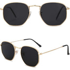 Sojos Square Polarized Sunglasses For Women Men Small Hexagonal Polygon Shades Sj1072