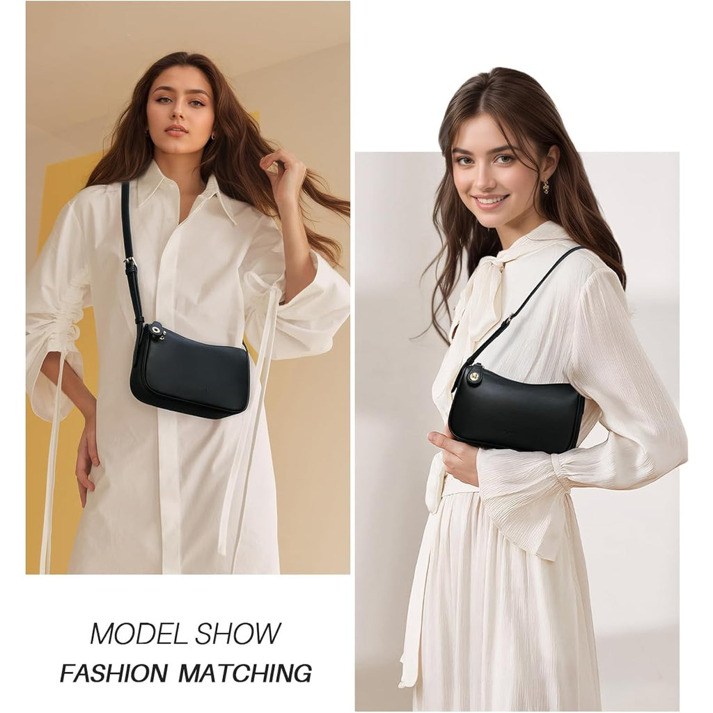 Choliss Shoulder Bag For Women, Rfid Anti-Theft Crossbody Bags For Women, Vegan Leather Purse Handbags With Zipper Closure