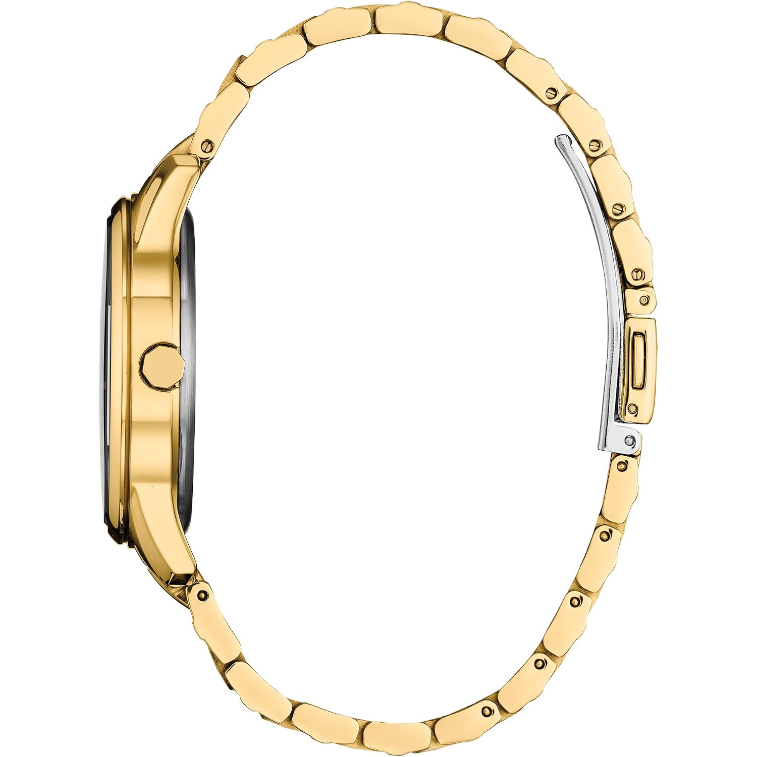 Citizen Ladies Eco-Drive Mickey Mouse Watch, Gold-Tone Stainless Steel Case & White Mother-Of-Pearl Dial (Style: Fe6192-51D)