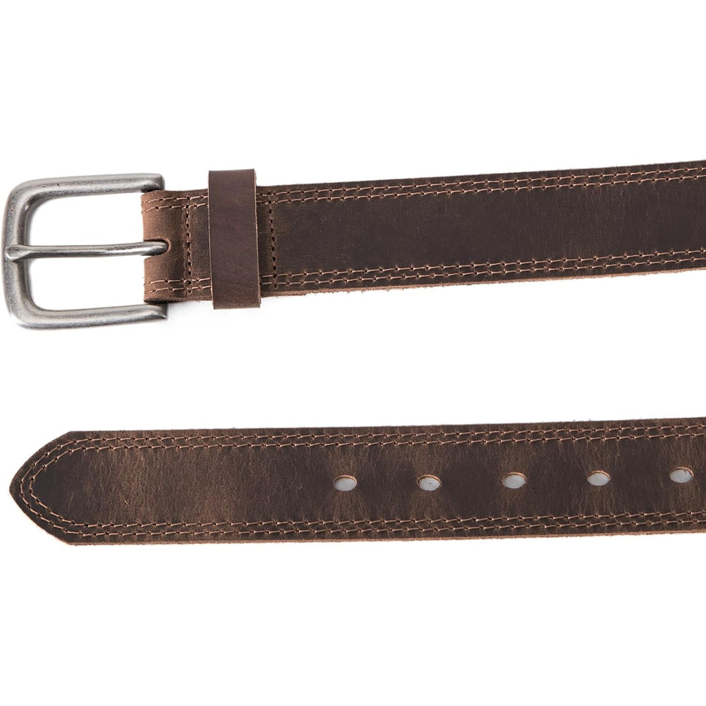 Vatan Men'S Full Grain Leather Casual Every Day Jeans Belts, Handmade Men Leather Belt With Gift Box