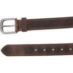Vatan Men'S Full Grain Leather Casual Every Day Jeans Belts, Handmade Men Leather Belt With Gift Box