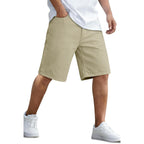 Mens Baggy Denim Shorts Summer Loose Fit Casual Wide Leg Rigid Jean Shorts