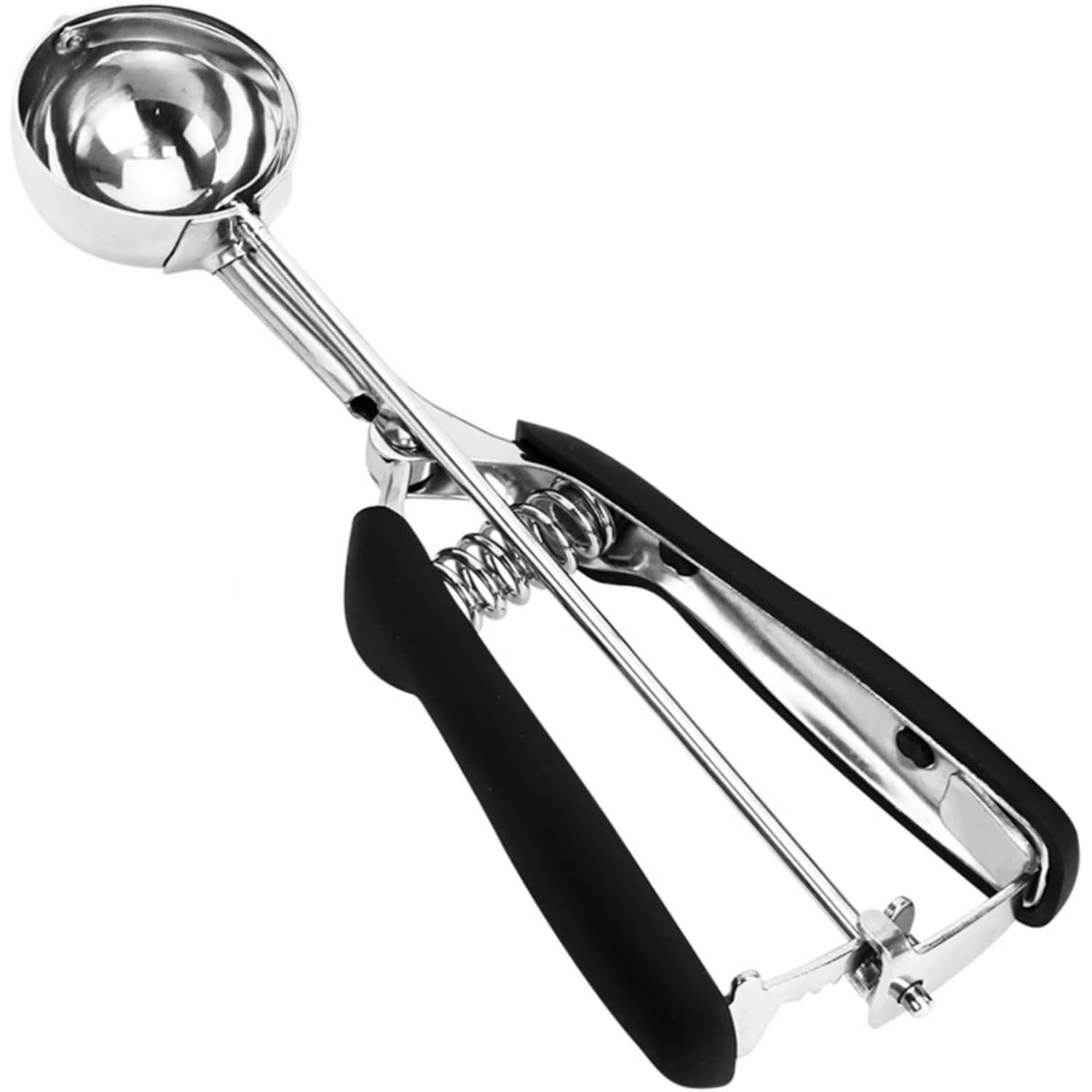Ice Cream Scoop, 18/8 Stainless Steel Cookie Scoop, Cookie Scoops For Baking, 2 Tbsp/ 30 Ml/ 1 Oz Cookie Dough Scoop, Ice Cream Scooper With Trigger Release, Cookie Scooper For Baking
