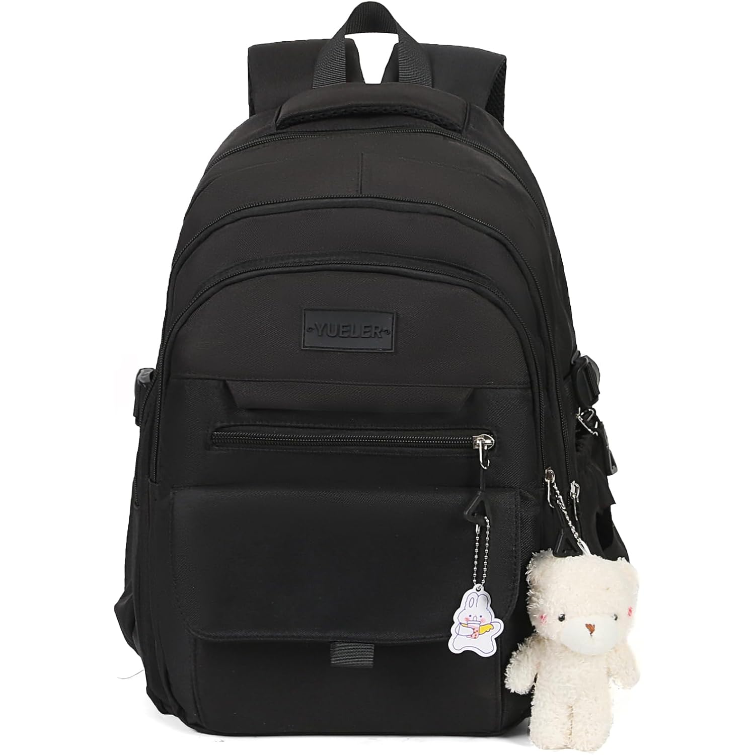 Girls Backpack For College High Middle School, Cute Teen Bookbag | Aesthetic Backpacks For Student Women With Accessories