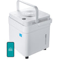 Midea Cube 20 Pint Dehumidifier For Basement, Up To 1,500 Sq. Ft. Dehumidifier With Drain Hose, Energy Star Certificated, Smart Control, Compatible With Alexa, White