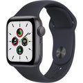Apple Watch Se (Gps, 44Mm) - Space Gray Aluminum Case With Midnight Sport Band (Renewed)