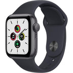 Apple Watch Se (Gps, 44Mm) - Space Gray Aluminum Case With Midnight Sport Band (Renewed)