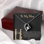 Meaningful Gift to Mom from Son – I Love You Necklace, Sentimental Birthday Gift for Mom, Unique Moms Birthday Gift Ideas